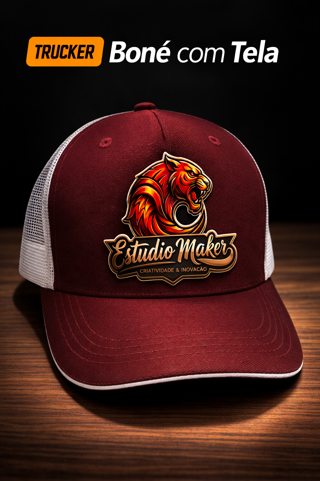 Boné Trucker Tela