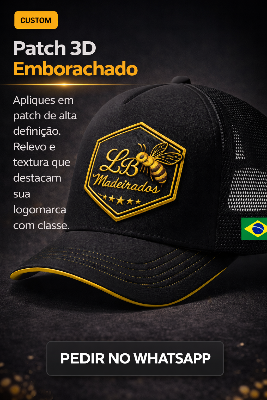 Boné com Patch